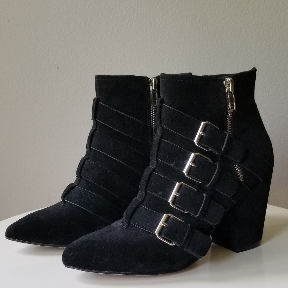 Rebecca Minkoff suede ankle booties